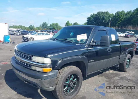 2000 Chevrolet Silverado 1500 Ls из США, поврежденный, VIN 1GCEK19T2YE414351